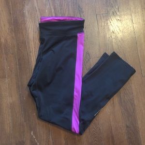 Champion running tights with zippers